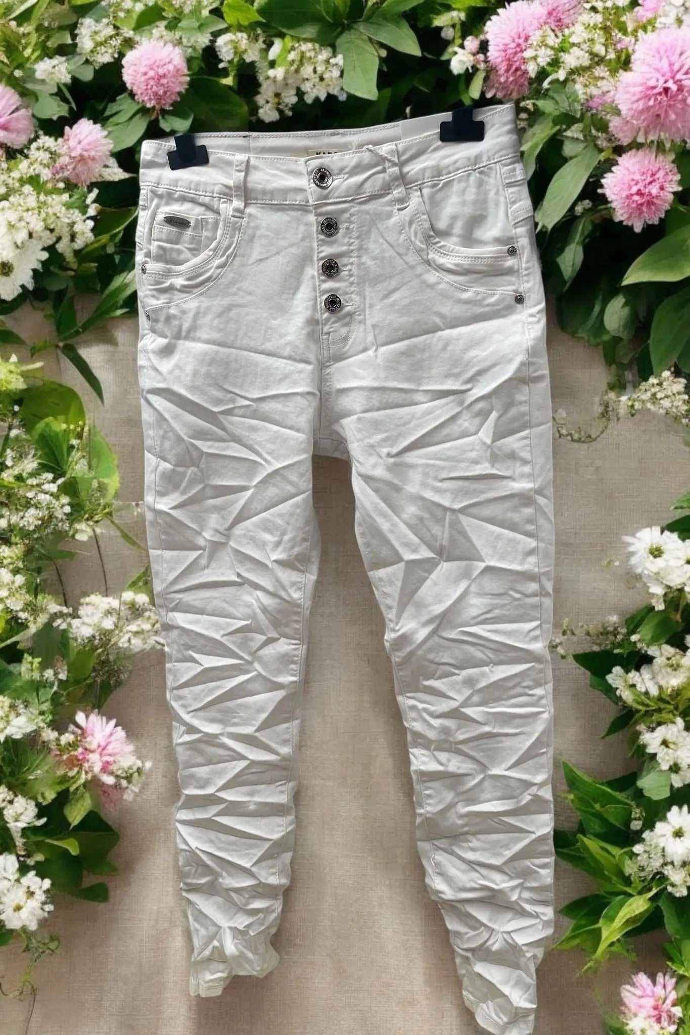 jeans karostar boutons - L'autre mode