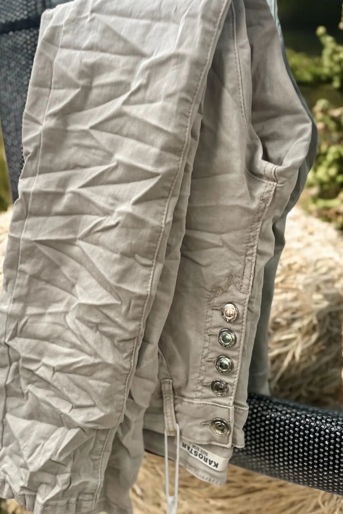jeans karostar boutons - L'autre mode