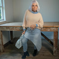Jupe jeans asymetrique - L'autre mode