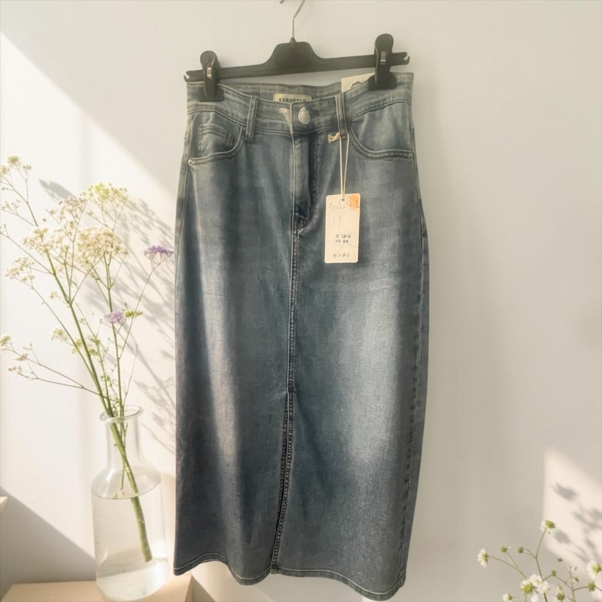 Jupe jeans longue - L'autre mode