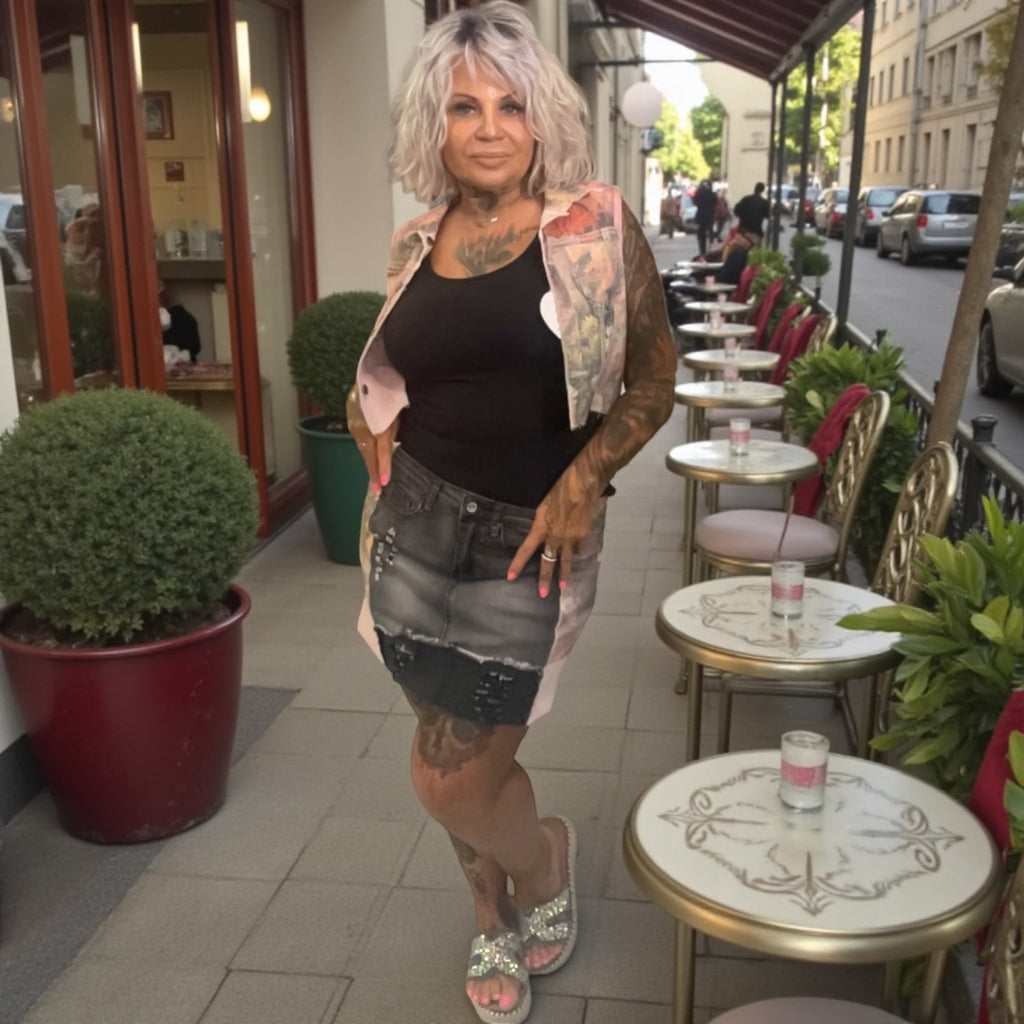 JUPE JEANS Warriors - L'autre mode