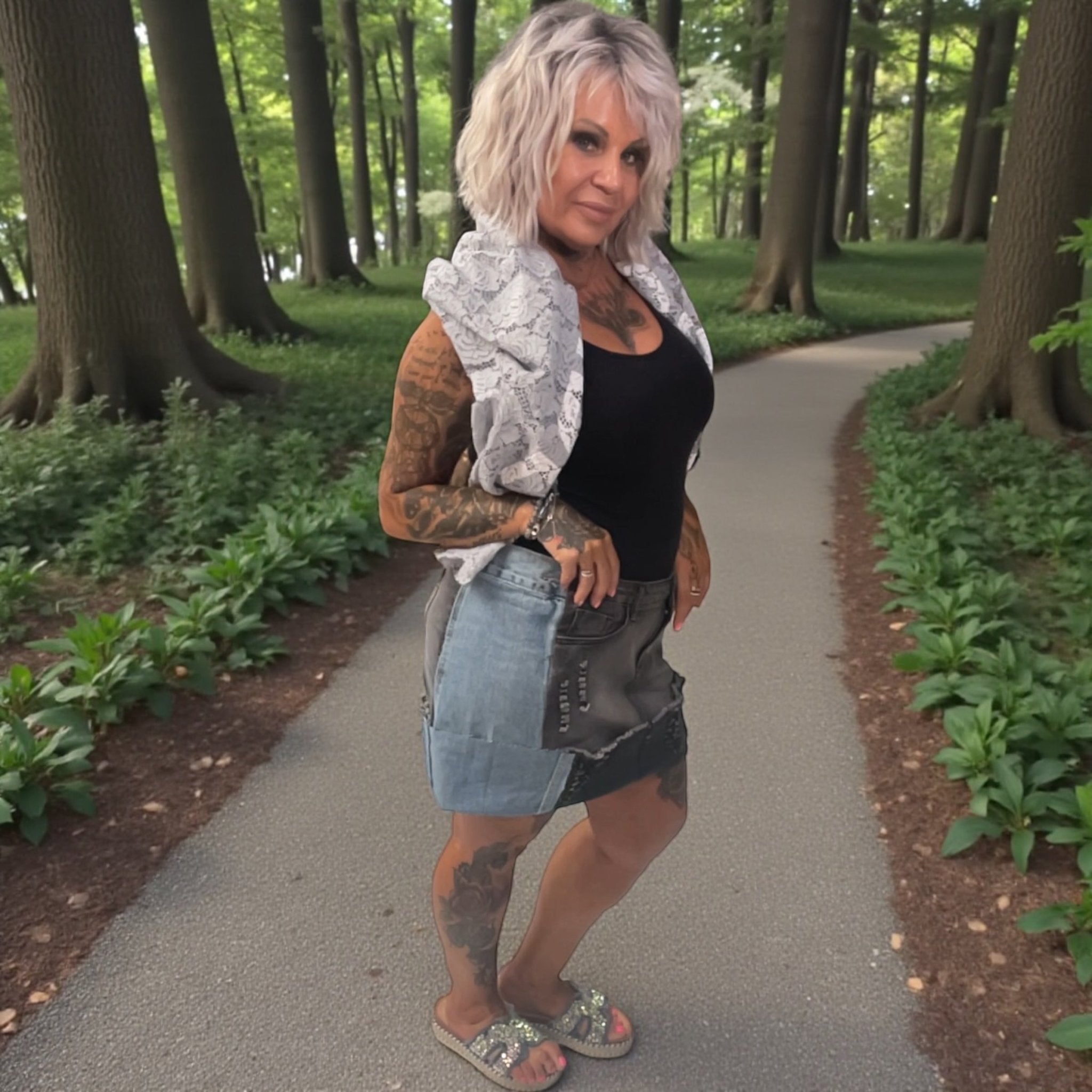 JUPE JEANS Warriors - L'autre mode