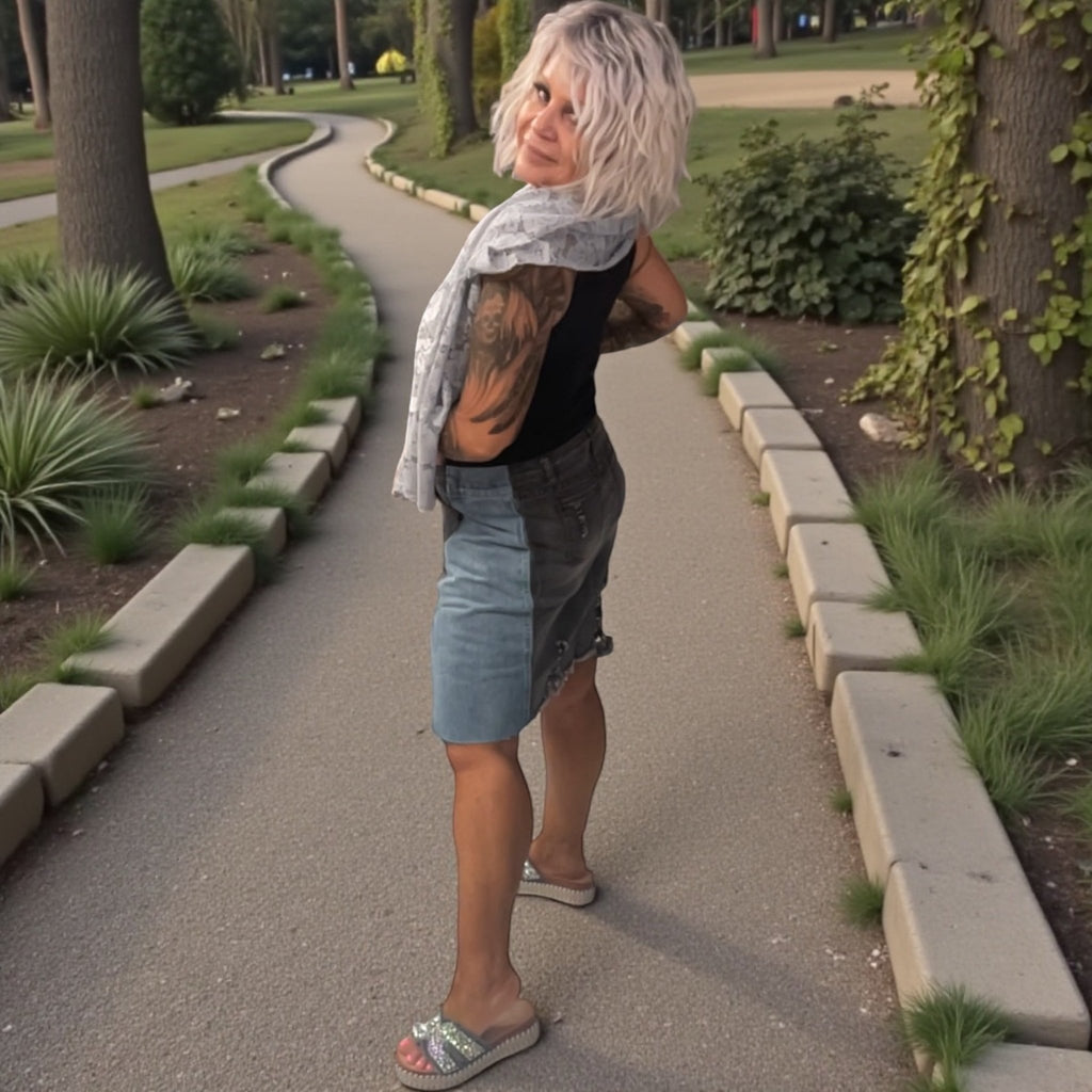 JUPE JEANS Warriors - L'autre mode