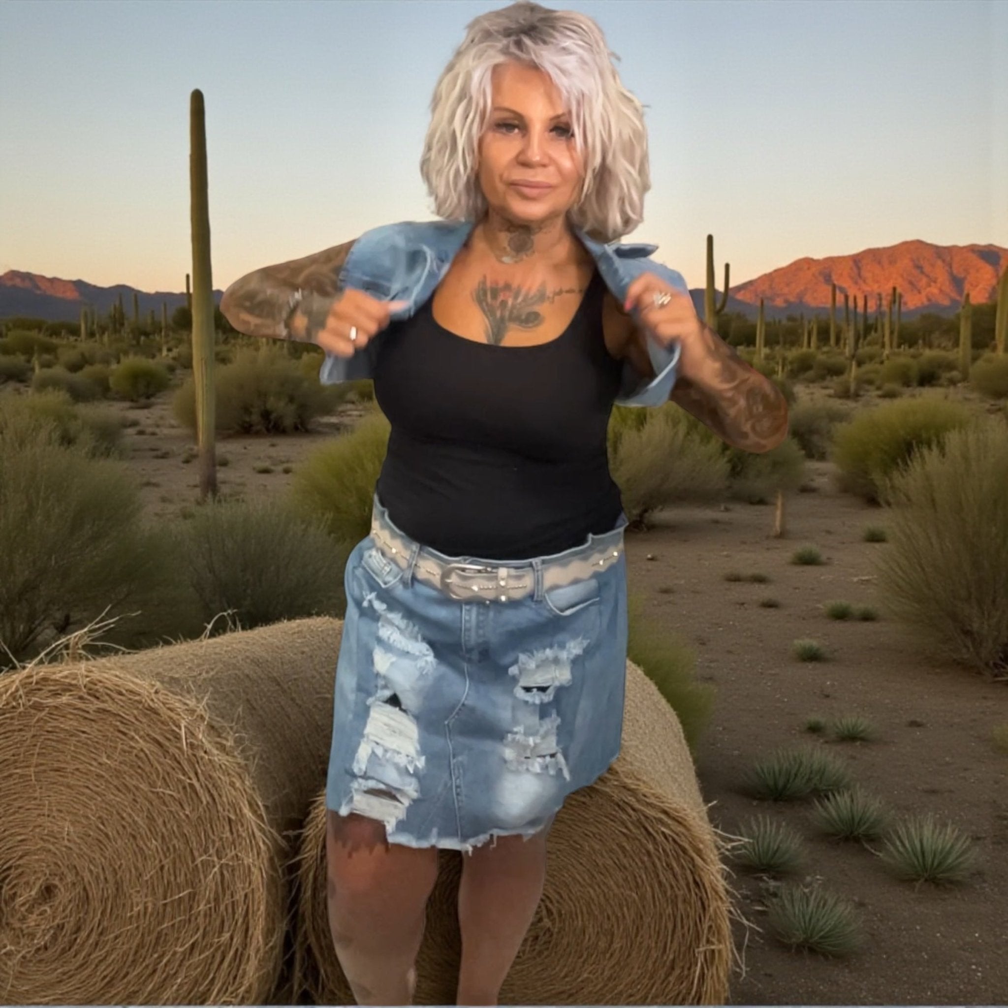 JUPE JEANS Warriors - L'autre mode