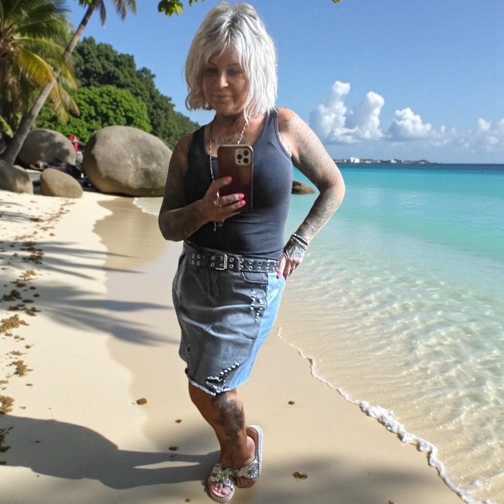 JUPE JEANS Warriors - L'autre mode