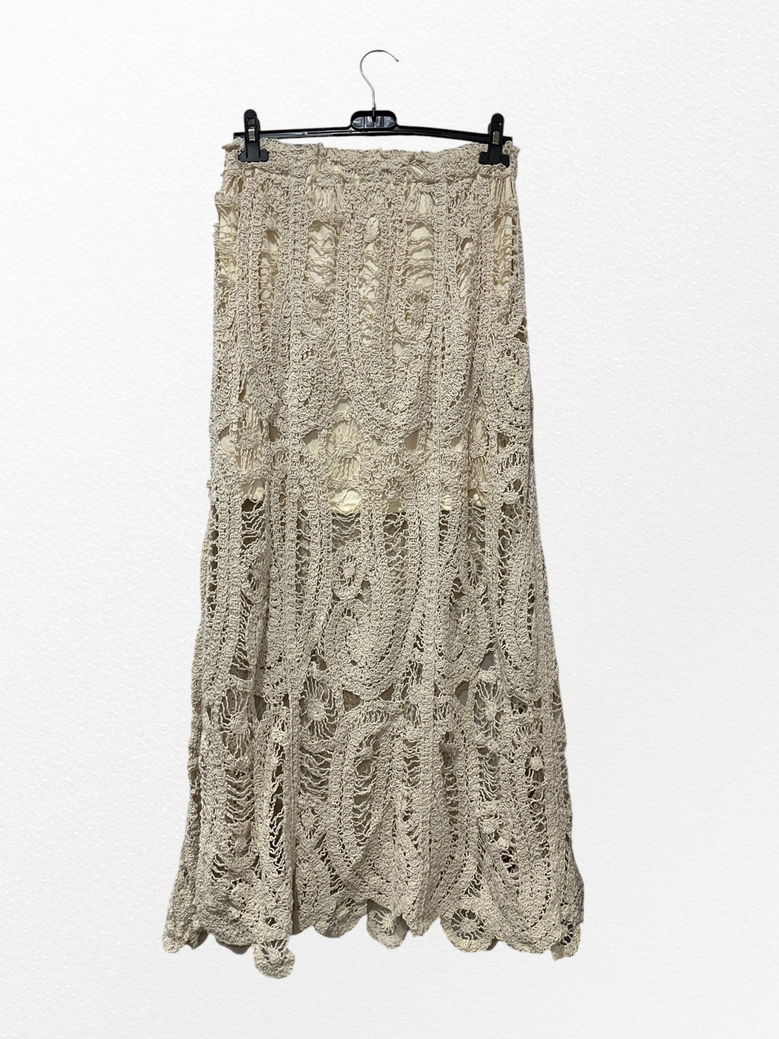 Jupe longue crochet coton - L'autre mode