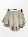 Jupe Short En Gaz De Coton - L'autre mode