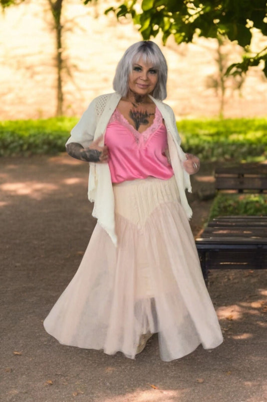 jupe tulle fantaisie(no 1 beige réservée) - L'autre mode