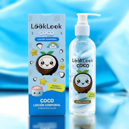lait corporel bicolore coco - L'autre mode
