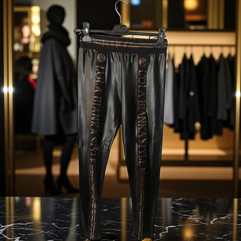 Legging fantaisie strass femme - L'autre mode