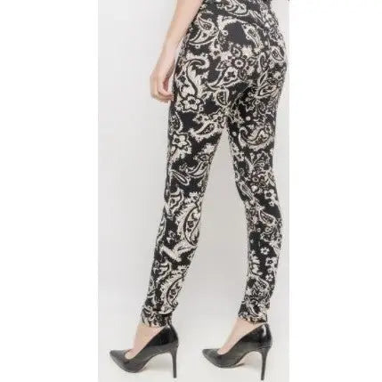 LEGGINGS À IMPRIMÉS CACHEMIRE - L'autre mode