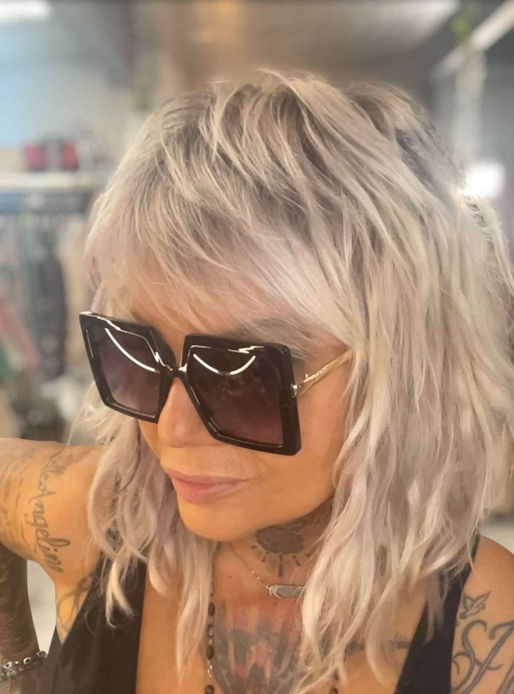 Lunettes solaires carrées - Accessoire - L'autre mode