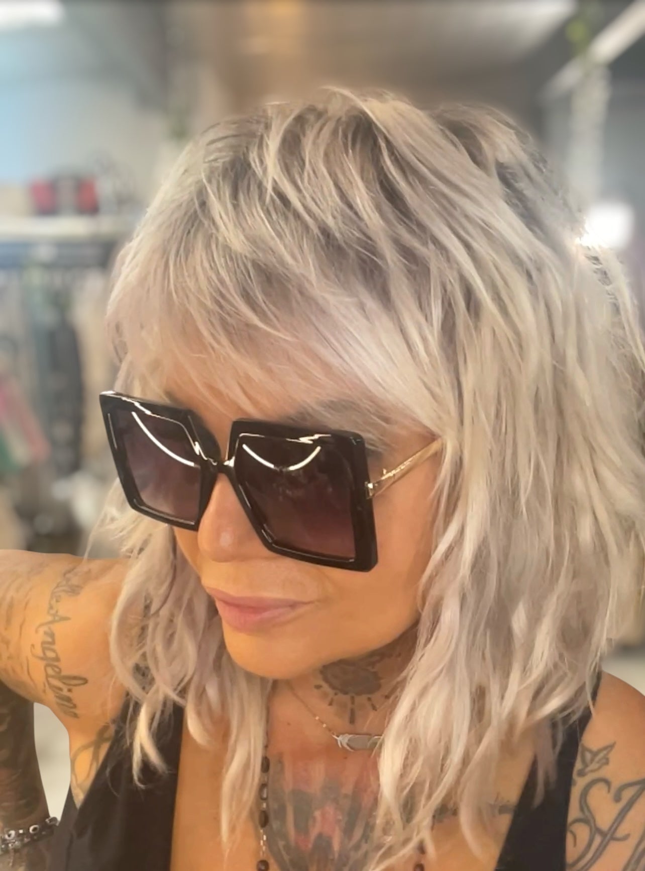Lunette solaires carrées - L'autre mode