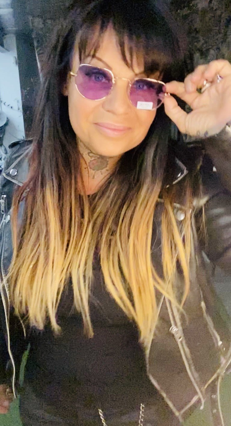 LUNETTES RONDES COLORÉES - L'autre mode