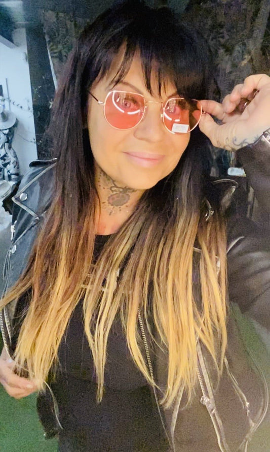 LUNETTES RONDES COLORÉES - L'autre mode