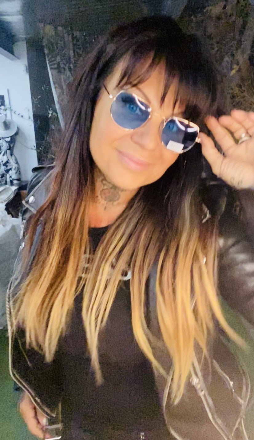 LUNETTES RONDES COLORÉES - L'autre mode