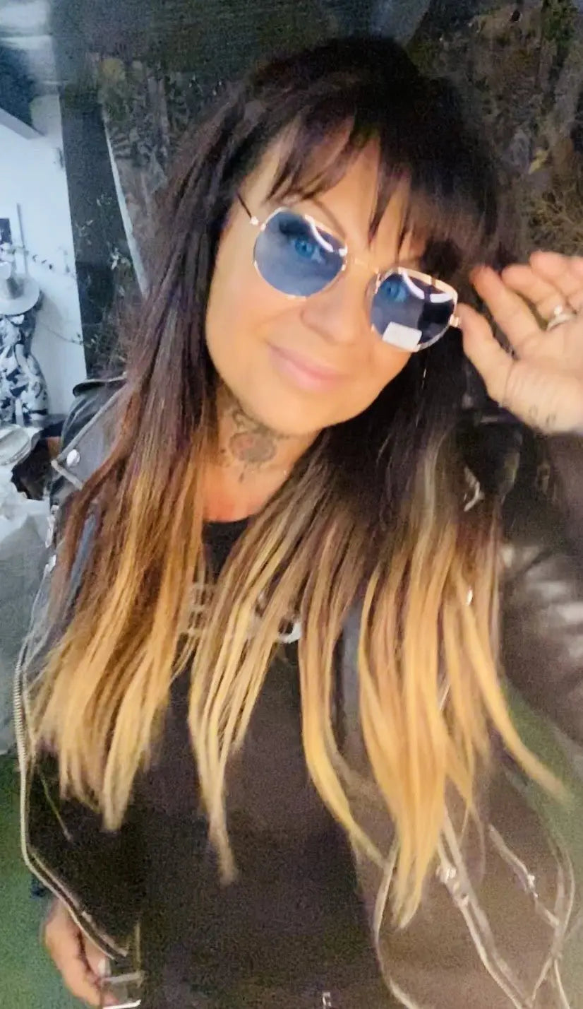 LUNETTES RONDES COLORÉES - L'autre mode
