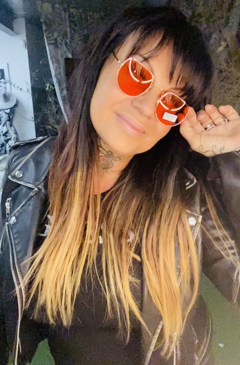 LUNETTES RONDES COLORÉES - L'autre mode