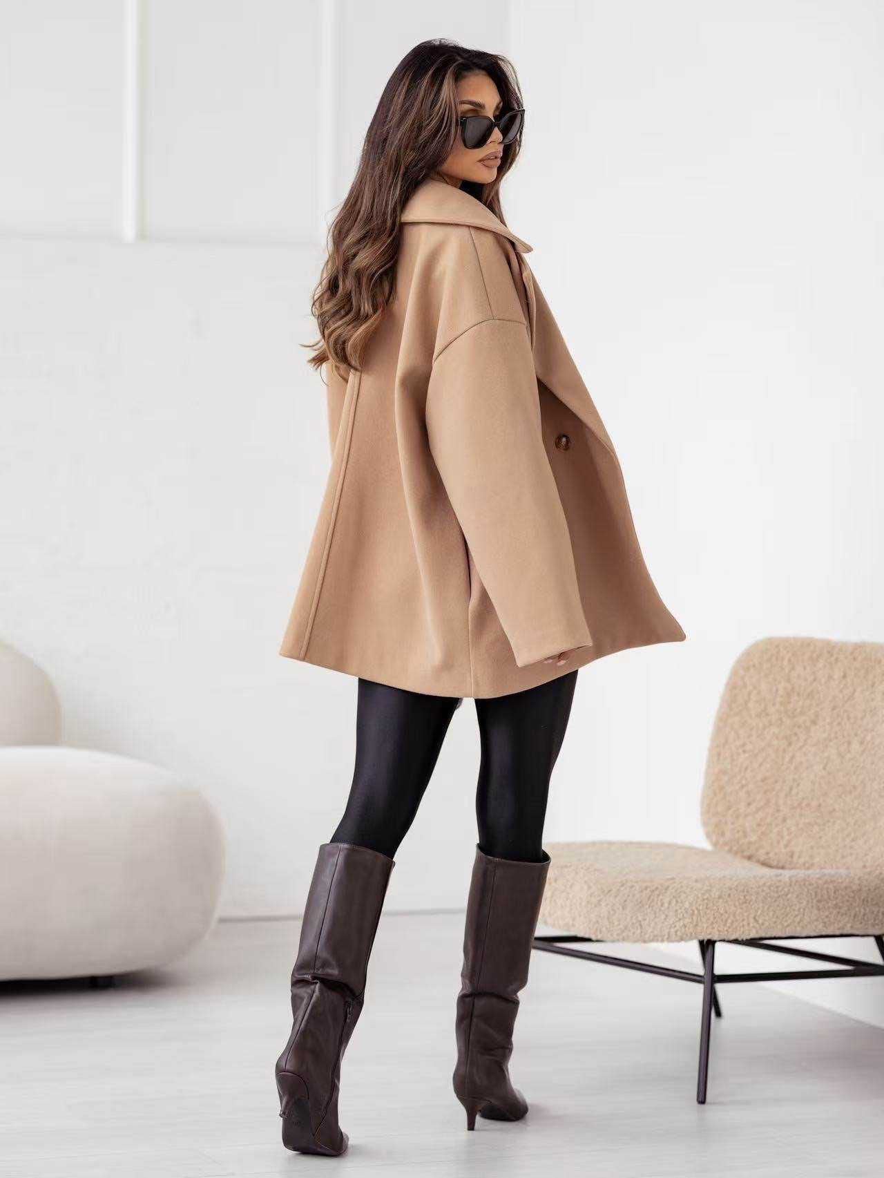 manteau à doule boutonnage - L'autre mode