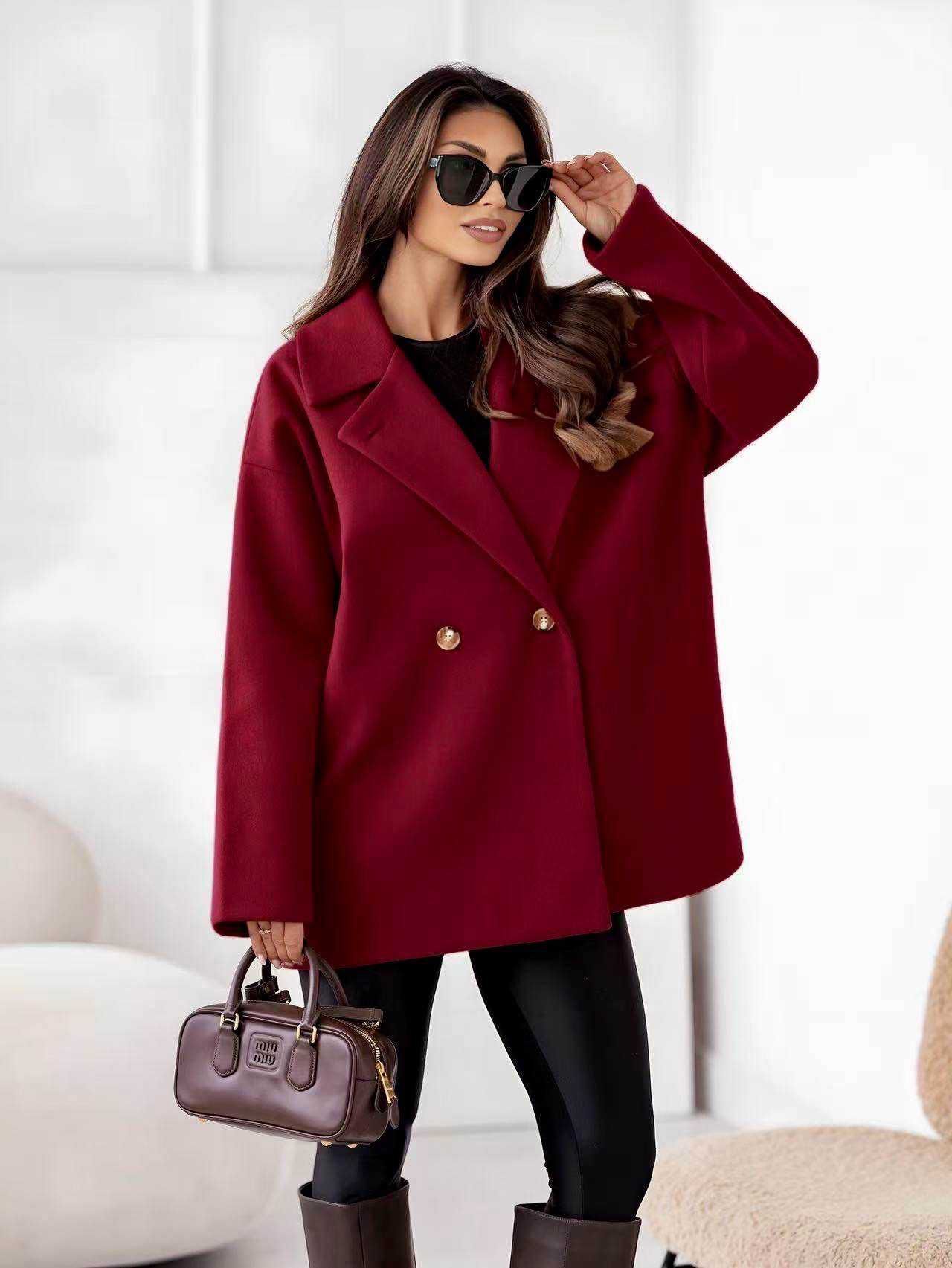 manteau à doule boutonnage - L'autre mode