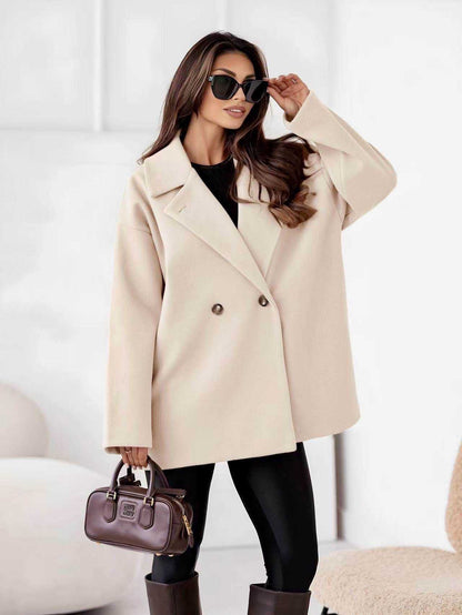 manteau à doule boutonnage - L'autre mode