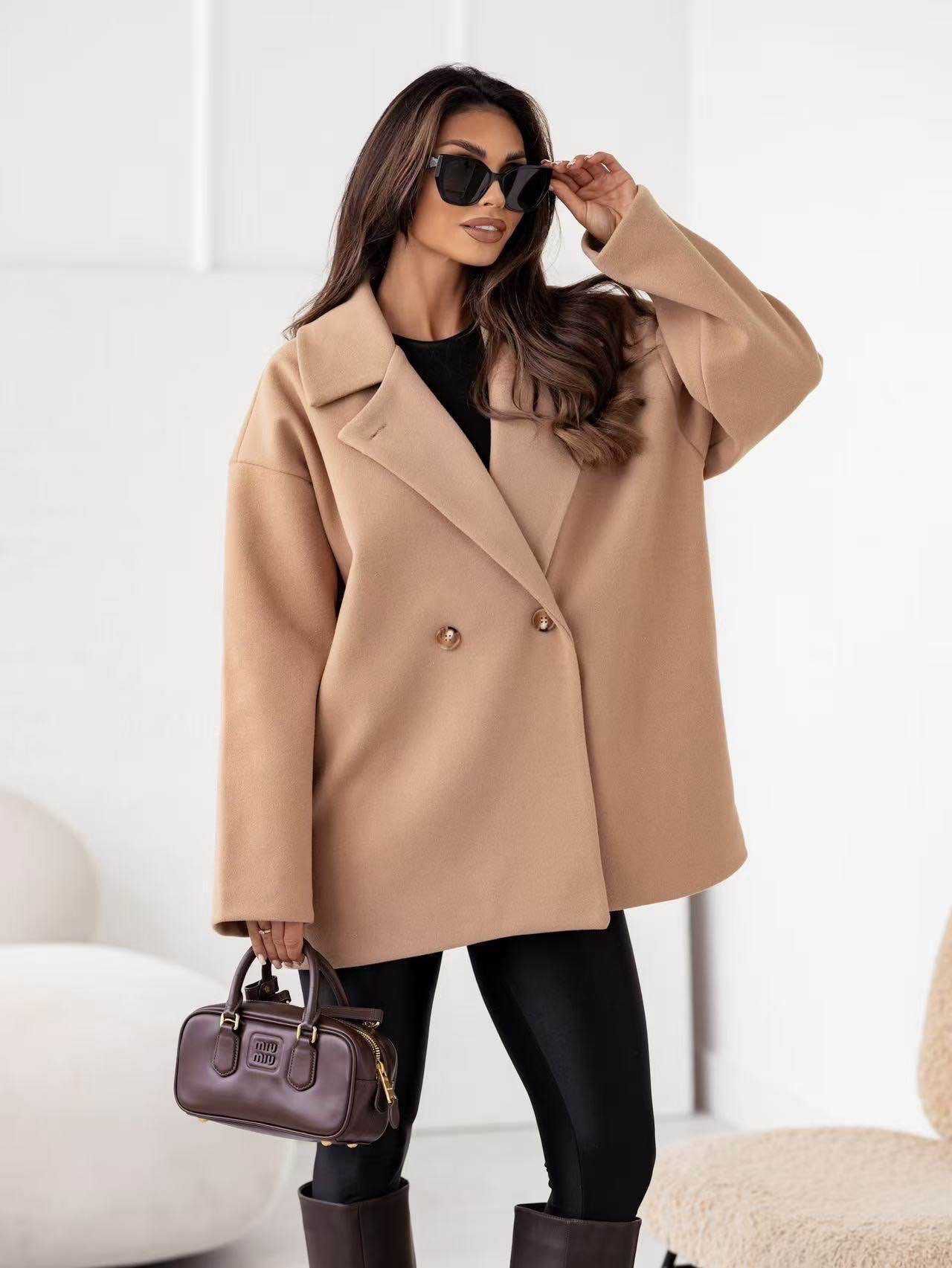 manteau à doule boutonnage - L'autre mode