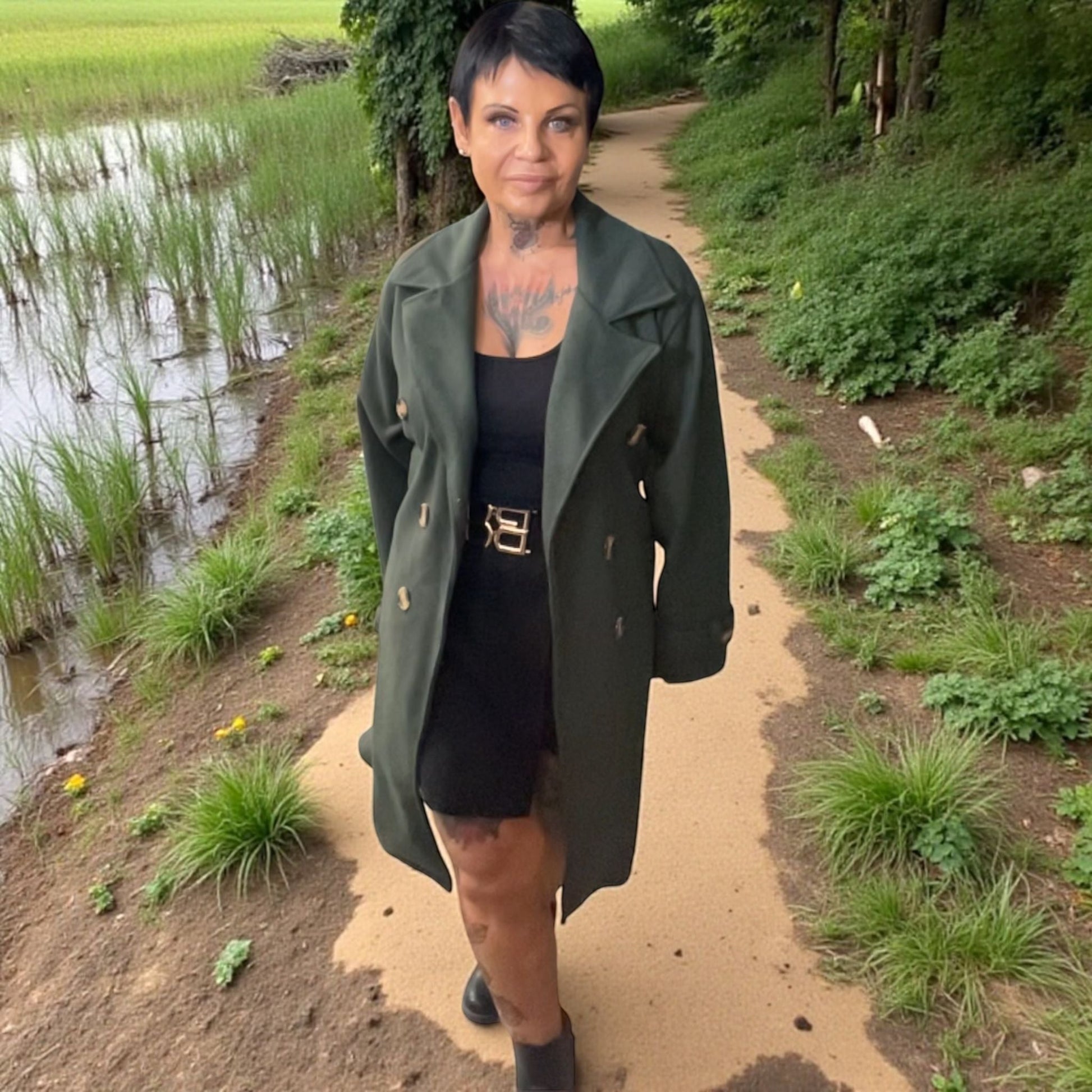 manteau trench chaud - L'autre mode