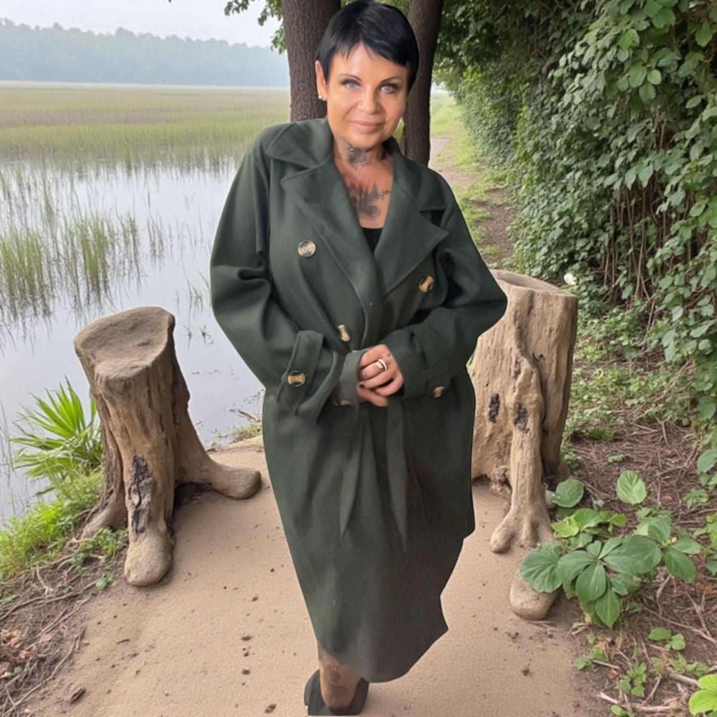 manteau trench chaud - L'autre mode