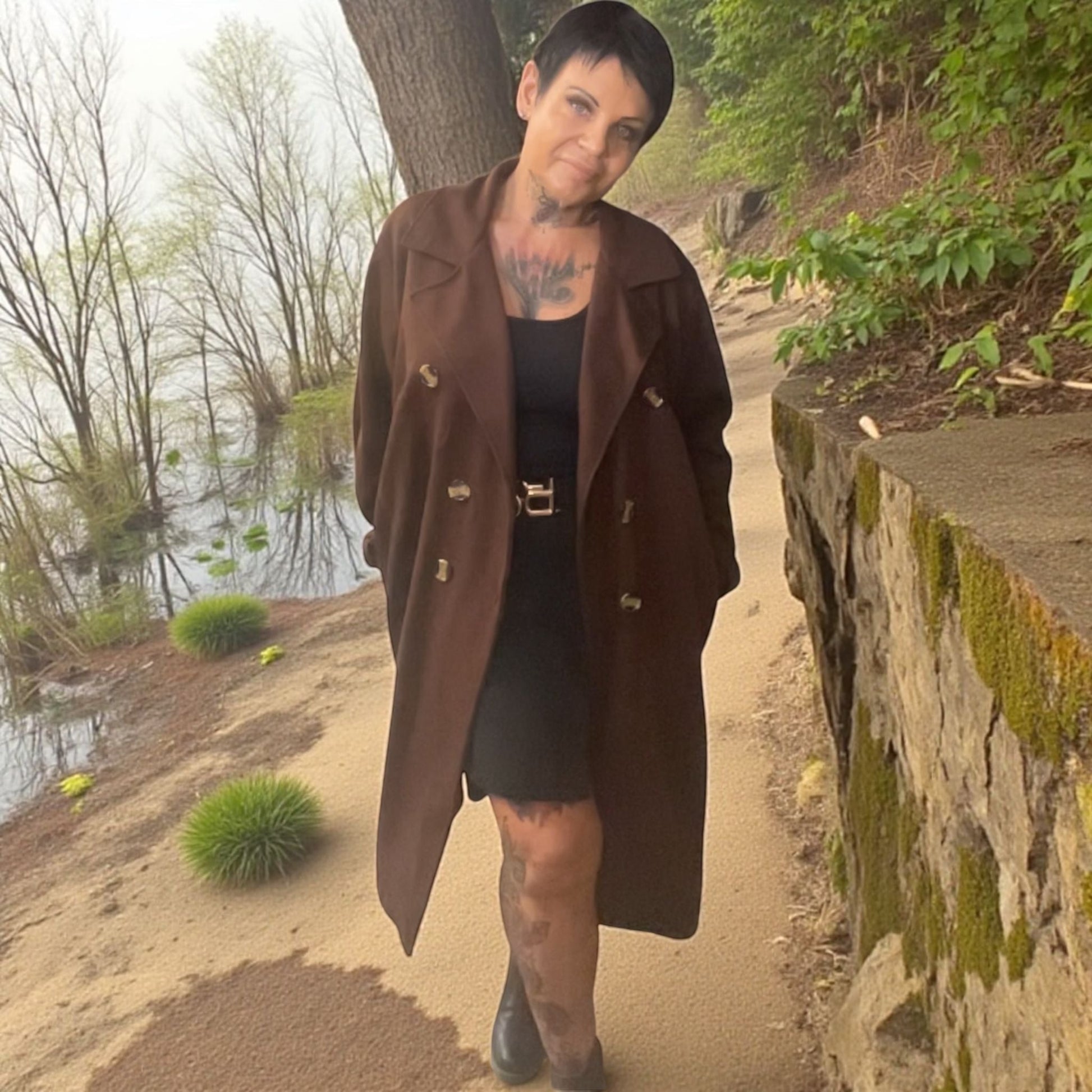 manteau trench chaud - L'autre mode