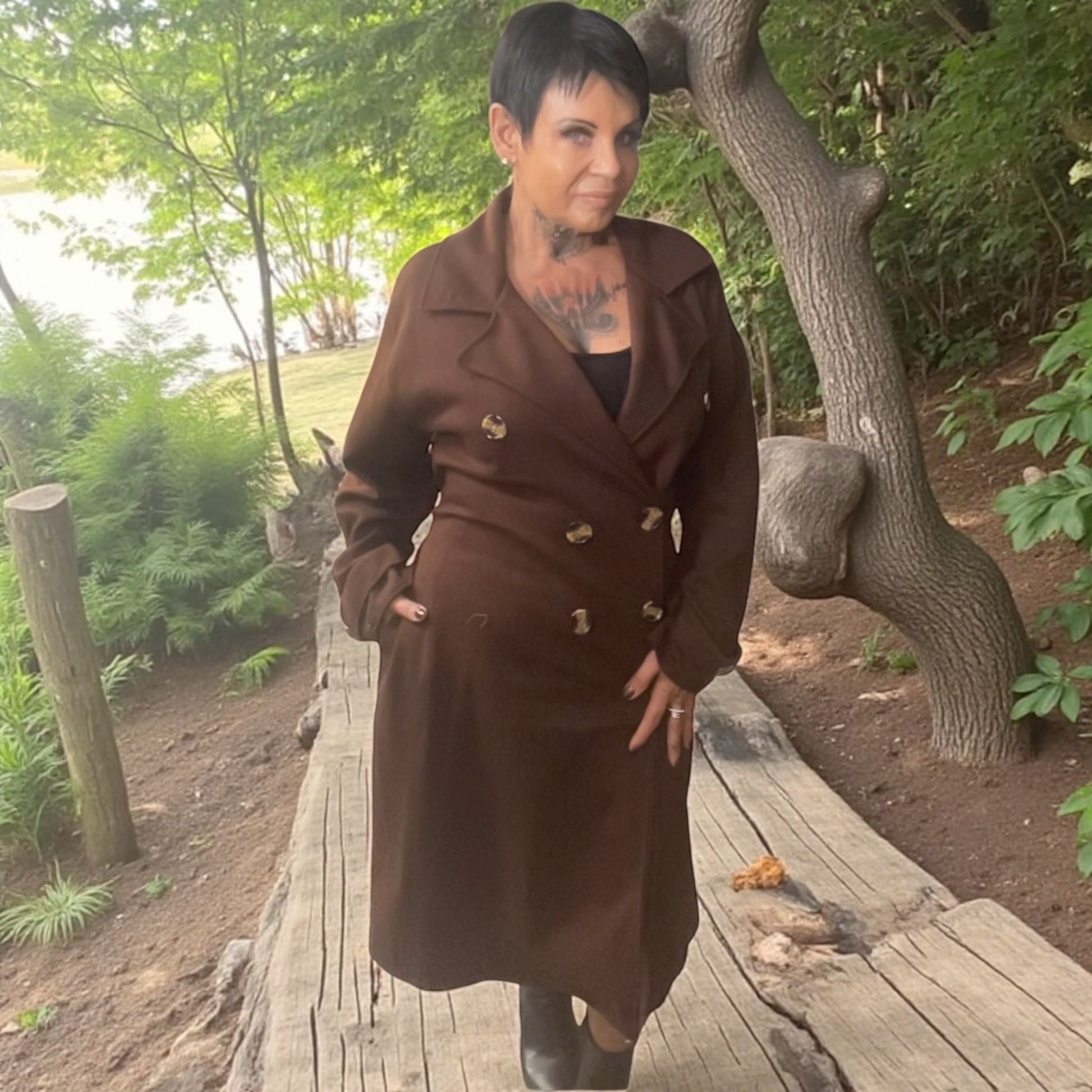 manteau trench chaud - L'autre mode