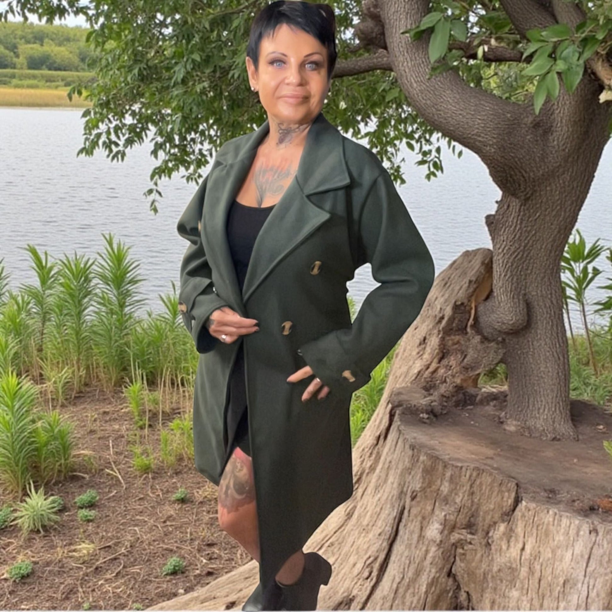 manteau trench chaud - L'autre mode