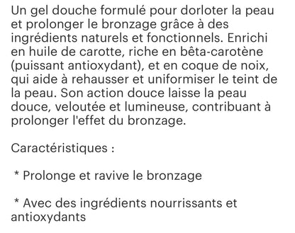 Mousse de douche prolongateur de bronzage - L'autre mode