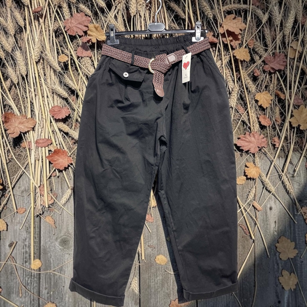 Pantalon coton coupe ballon femme - L'autre mode