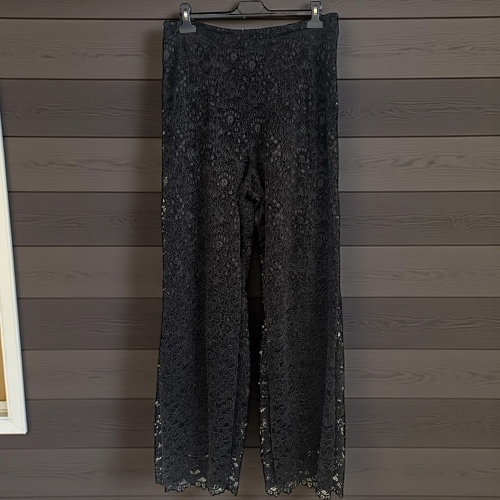 pantalon dentelle de velours version italia - L'autre mode