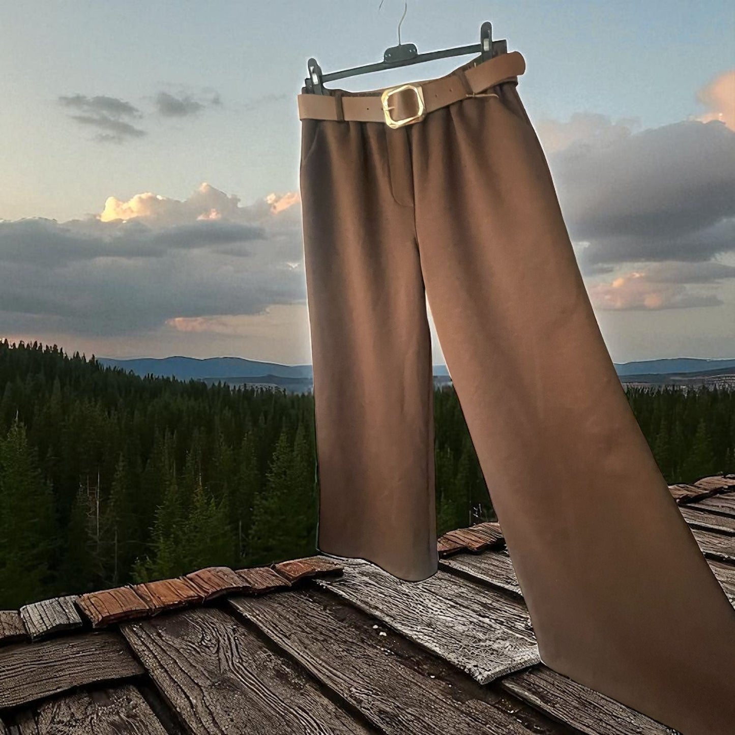 pantalon doux jambes larges over - L'autre mode