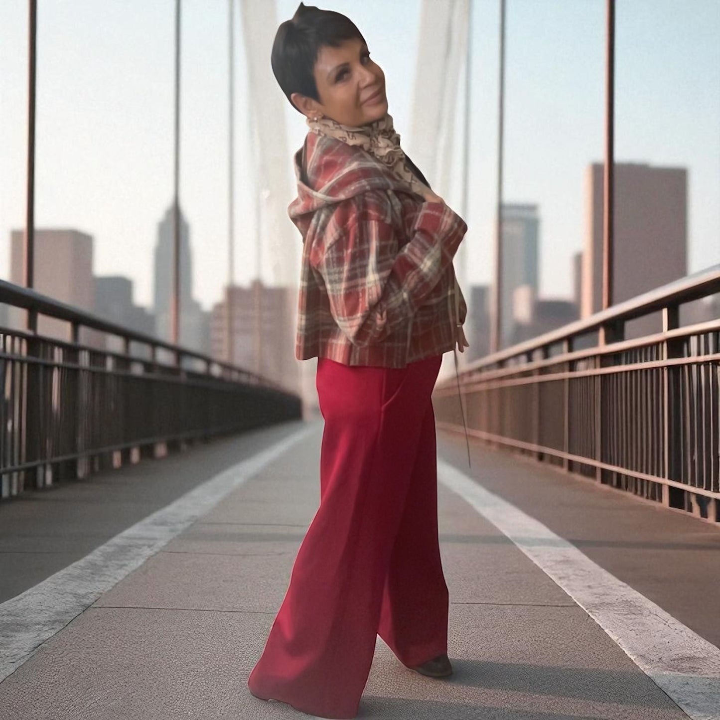 pantalon doux jambes larges over - L'autre mode