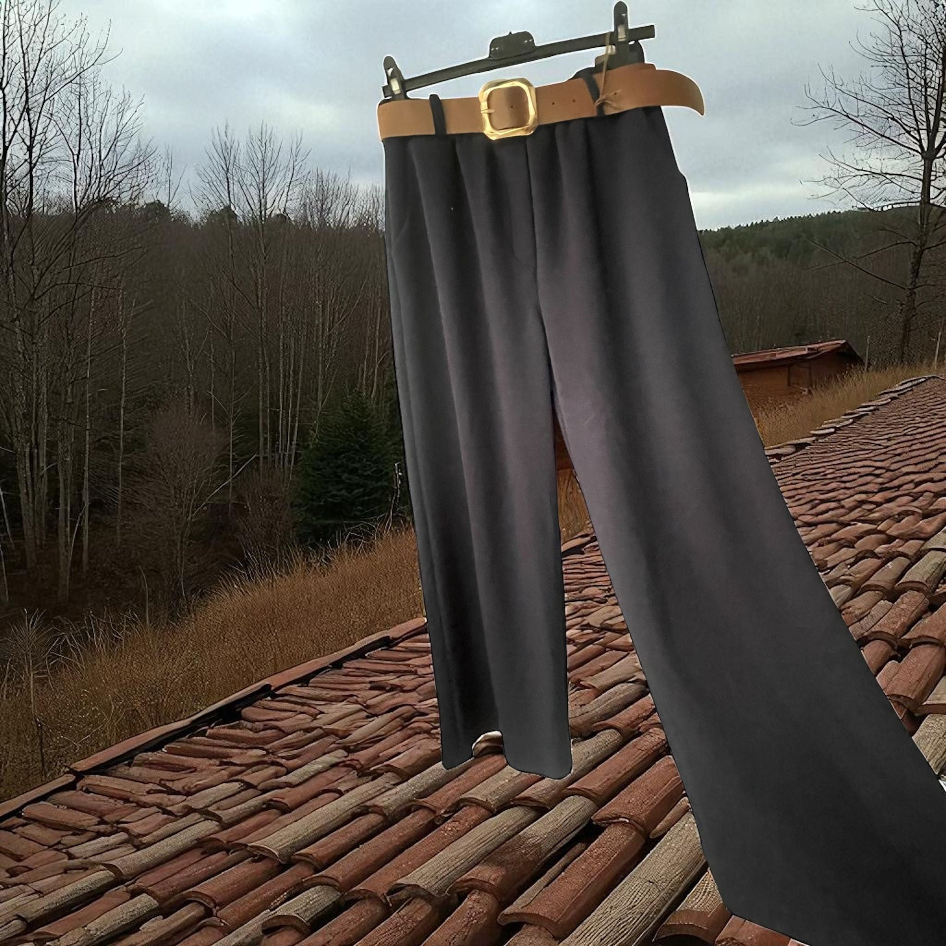 pantalon doux jambes larges over - L'autre mode