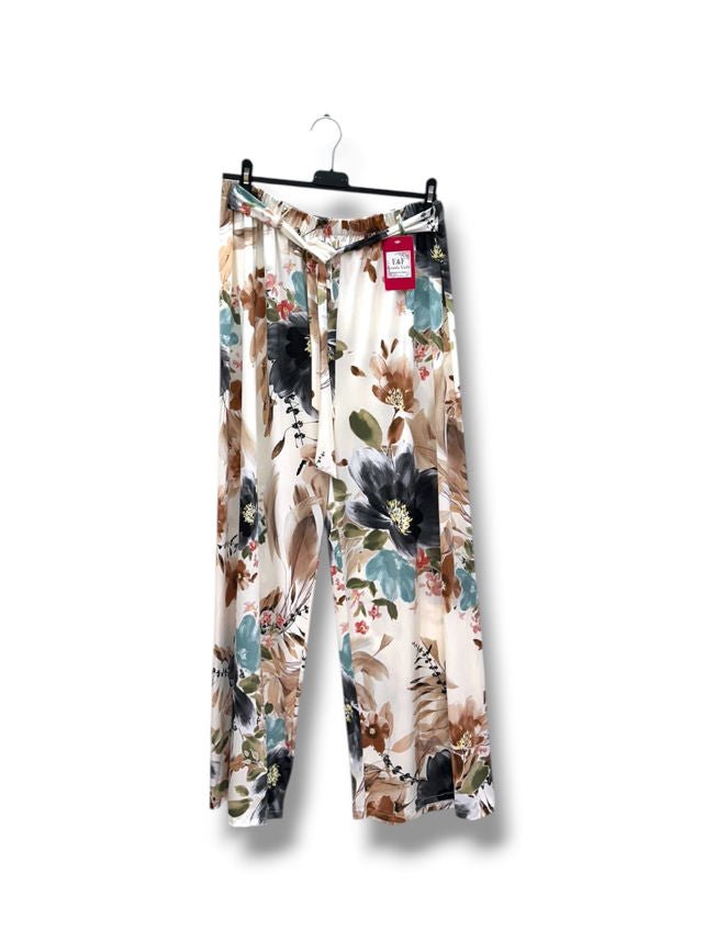Pantalon fluide fleuri - L'autre mode