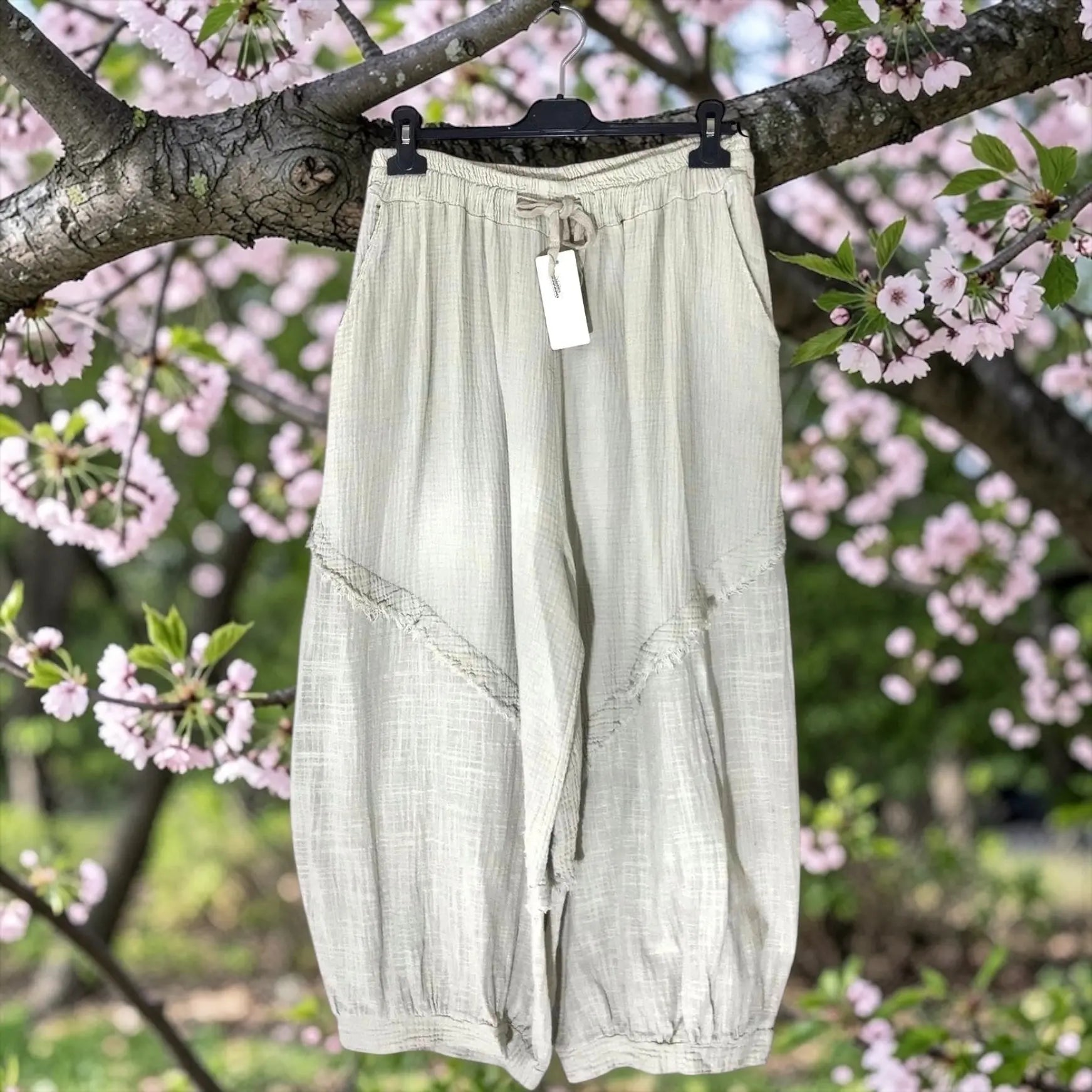 Pantalon gaz de coton ballon - L'autre mode