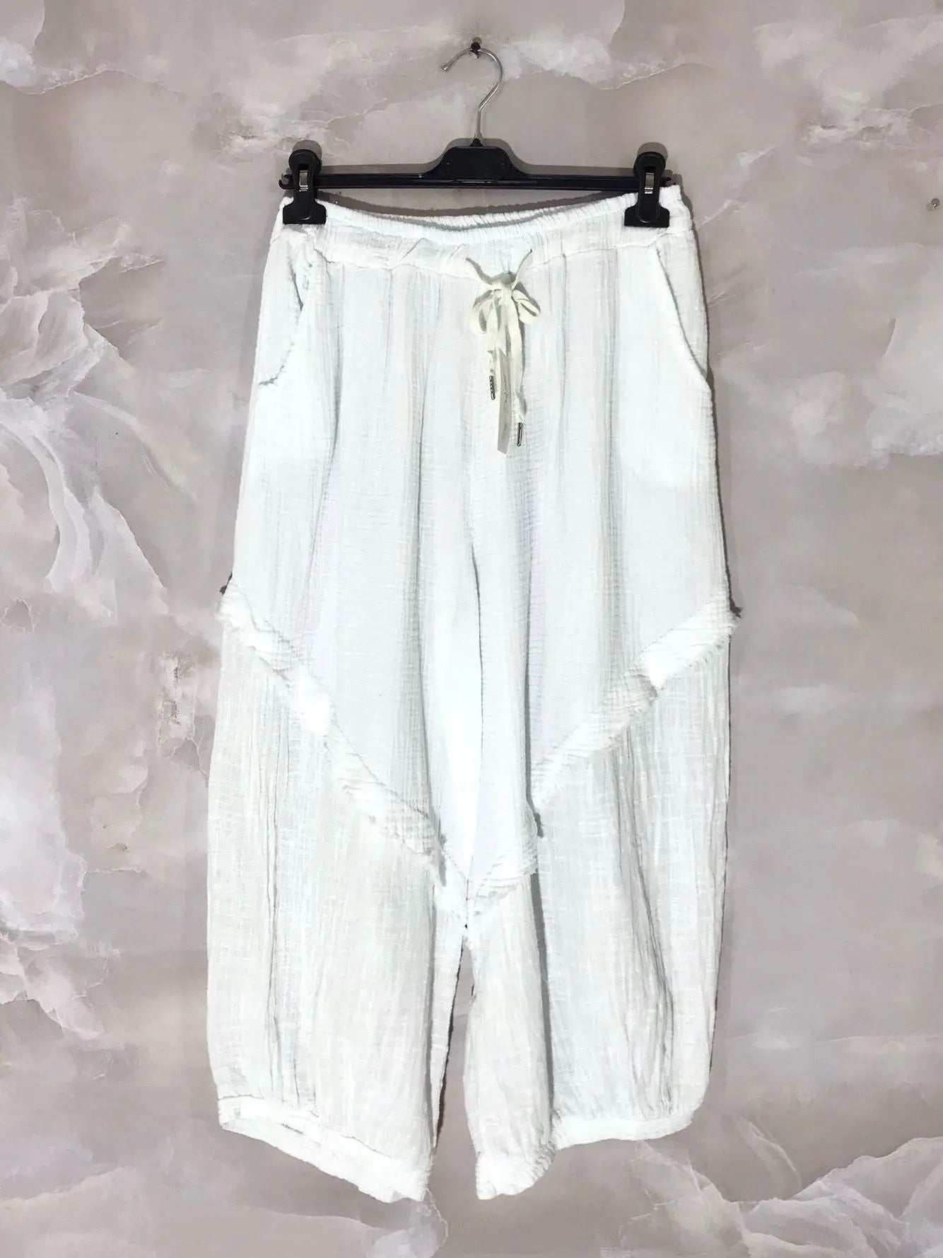 Pantalon gaz de coton ballon - L'autre mode