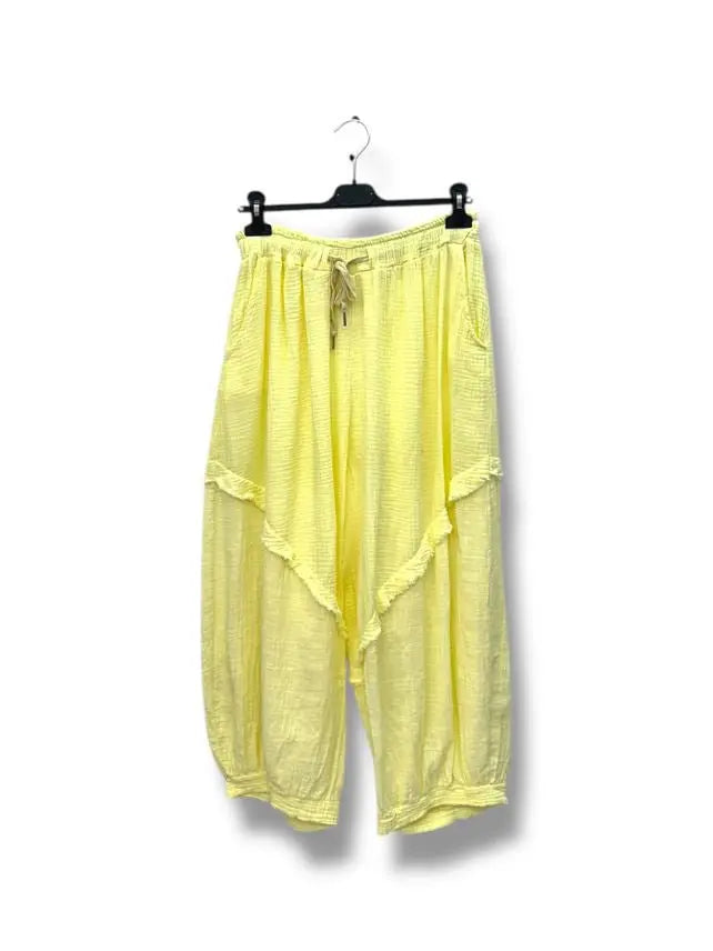 Pantalon gaz de coton ballon - L'autre mode