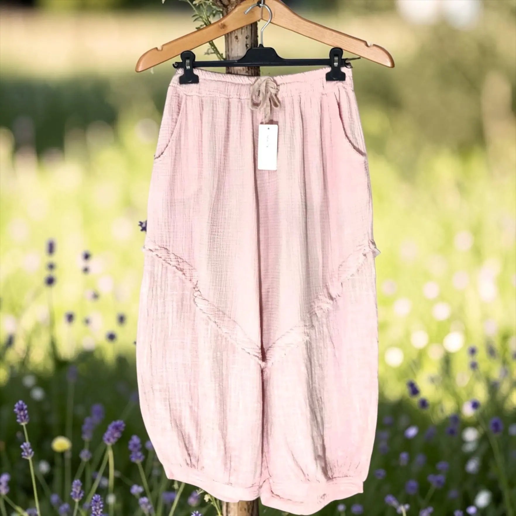 Pantalon gaz de coton ballon - L'autre mode