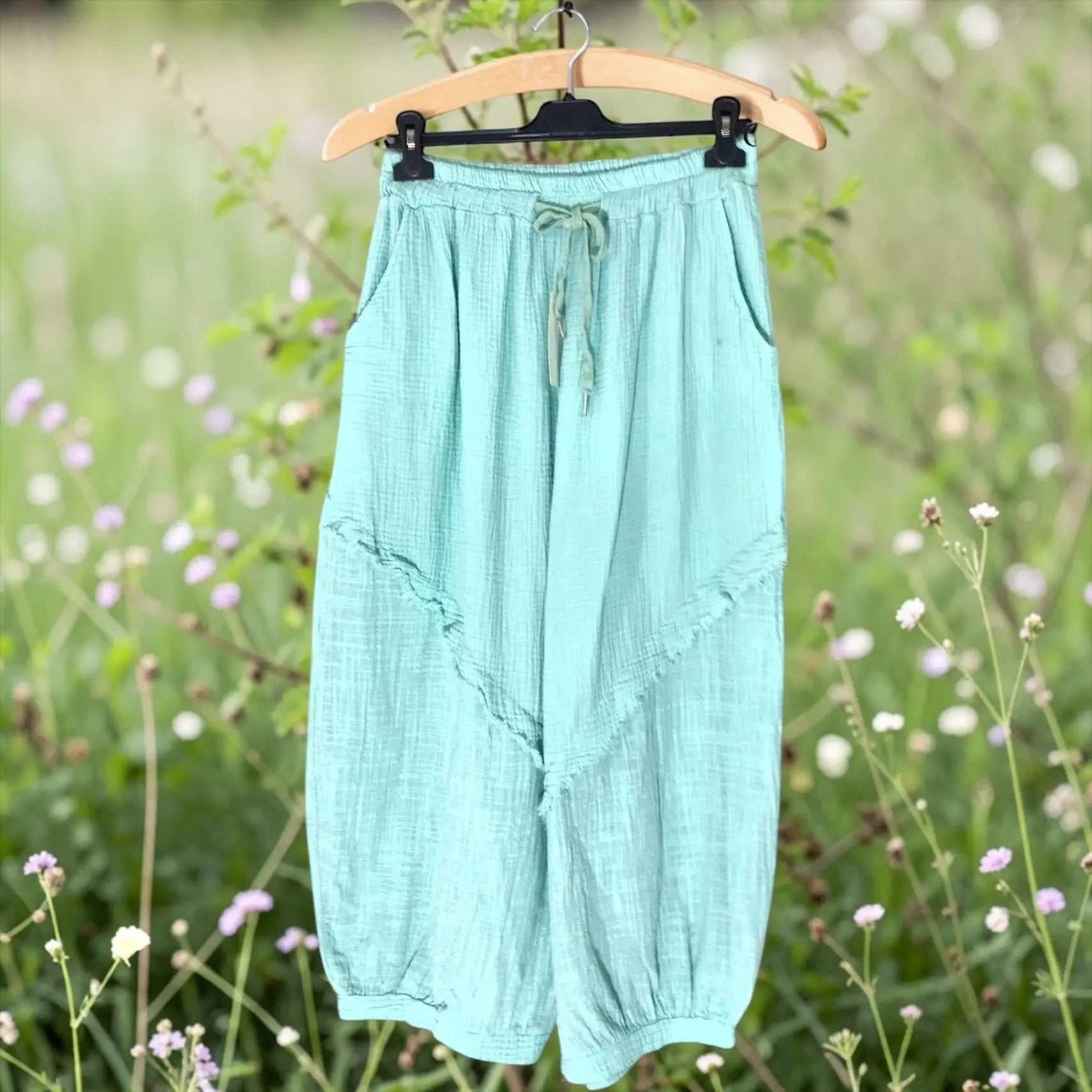 Pantalon gaz de coton ballon - L'autre mode