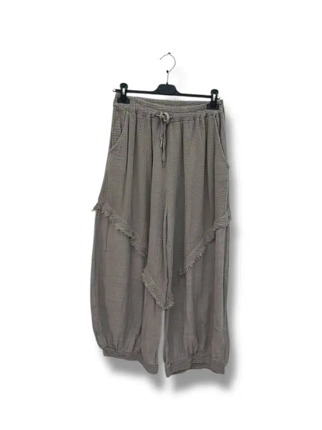 Pantalon gaz de coton ballon - L'autre mode