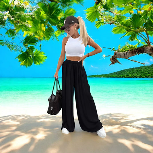 pantalon gaze de coton - L'autre mode