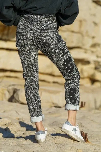 PANTALON IMPRIMÉ CHANTAL B - L'autre mode