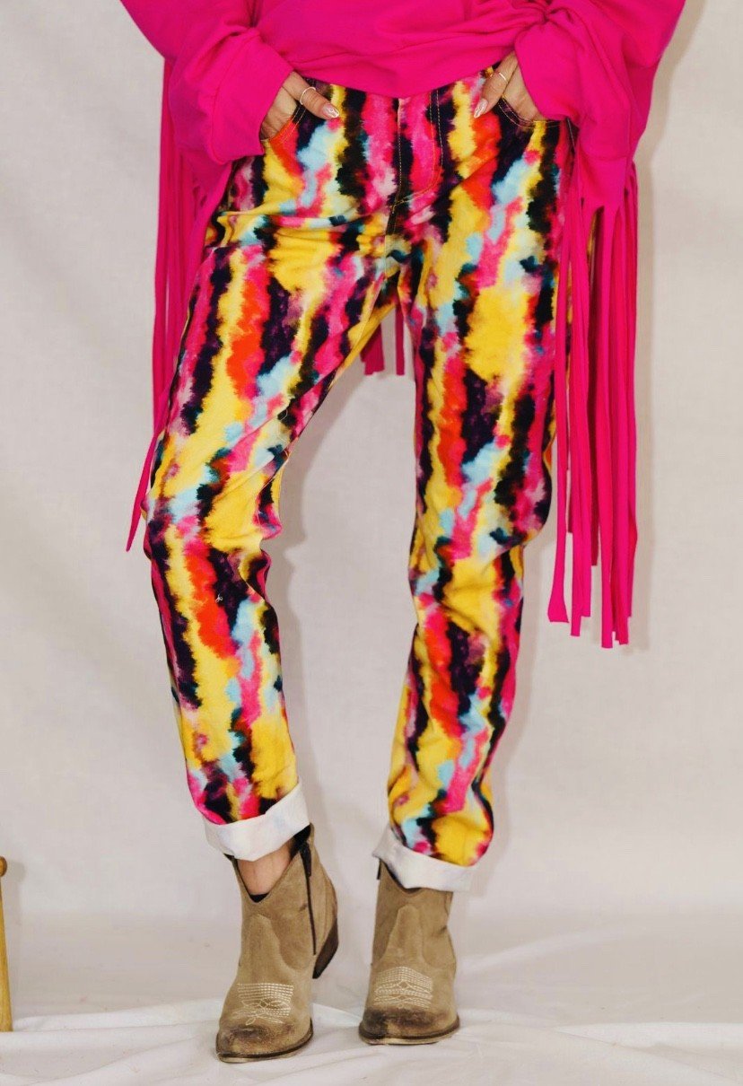PANTALON IMPRIMÉ CHANTAL B - L'autre mode