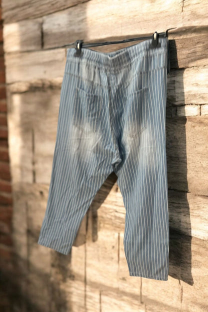 pantalon jeans lignes droites - L'autre mode