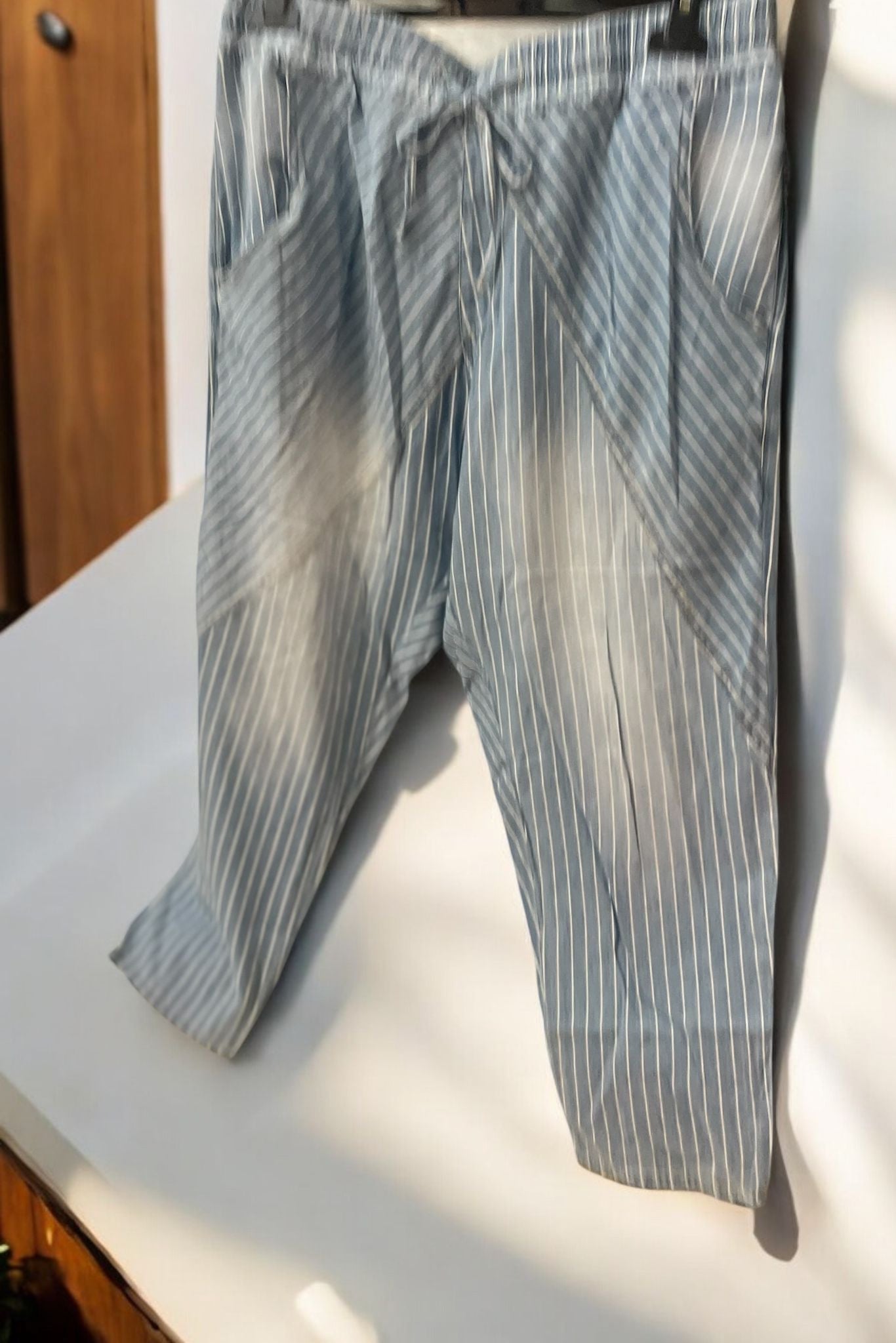 pantalon jeans lignes droites - L'autre mode