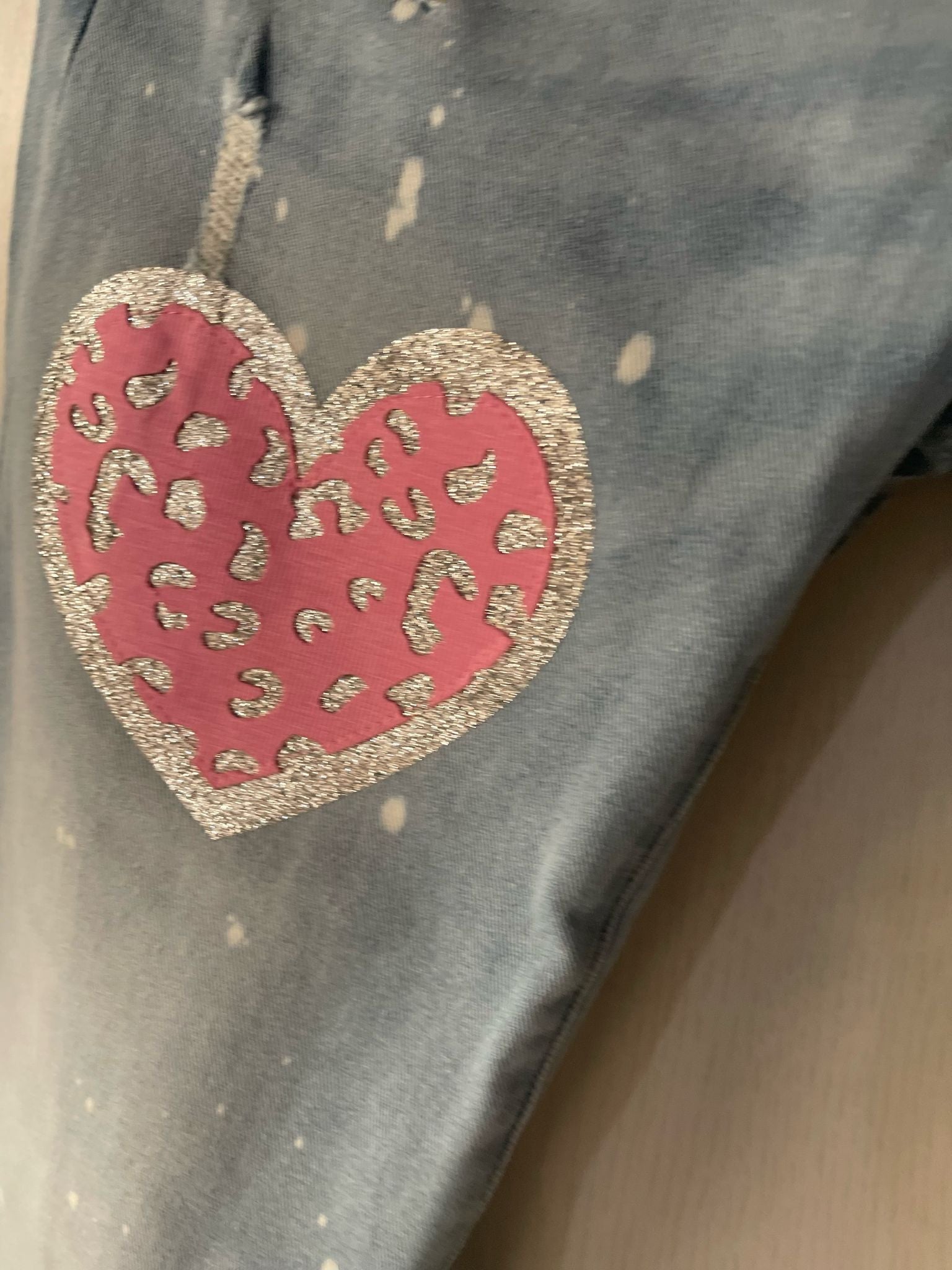pantalon jeans mon petit coeur - L'autre mode